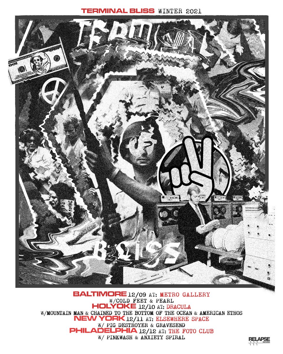 Upcoming TERMINAL BLISS East Coast tour dates, including New York with Pig Destroyer! 

<a href="/terminalblissgo/">TERMINAL BLISS</a>