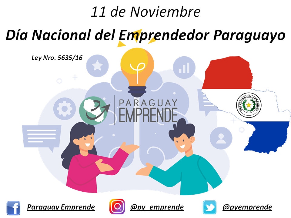 Desde la Asociación Paraguay Emprende felicitamos a todos los emprendedores que día a día están persiguiendo sus objetivos, apostando esfuerzo, sacrificio y otros recursos para llegar a la meta. Ánimo a todos, mucha fuerza y un gran saludo para todos ustedes!