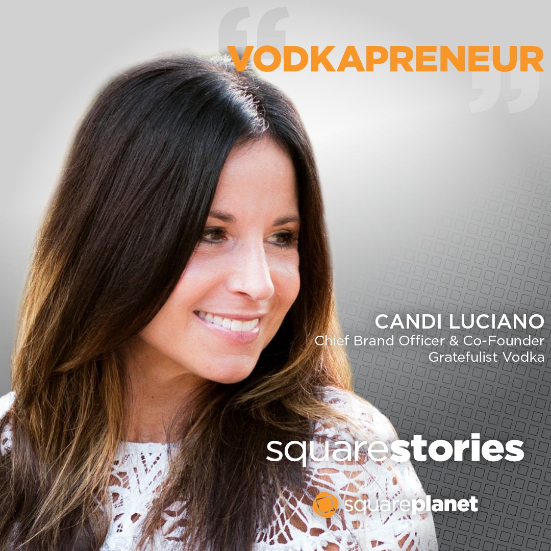 SquarePlanet's tweet image. Candi Luciano, Chief Brand Officer &amp;amp; Co-founder of Gratefulist Vodka knows a thing or two about having a grateful spirit.

🎧New #SquareStories #Podcast Episode. LISTEN NOW! 

ow.ly/ni9150GJrkA

#elevatepeople #squareplanet #grateful #vodkapreneur