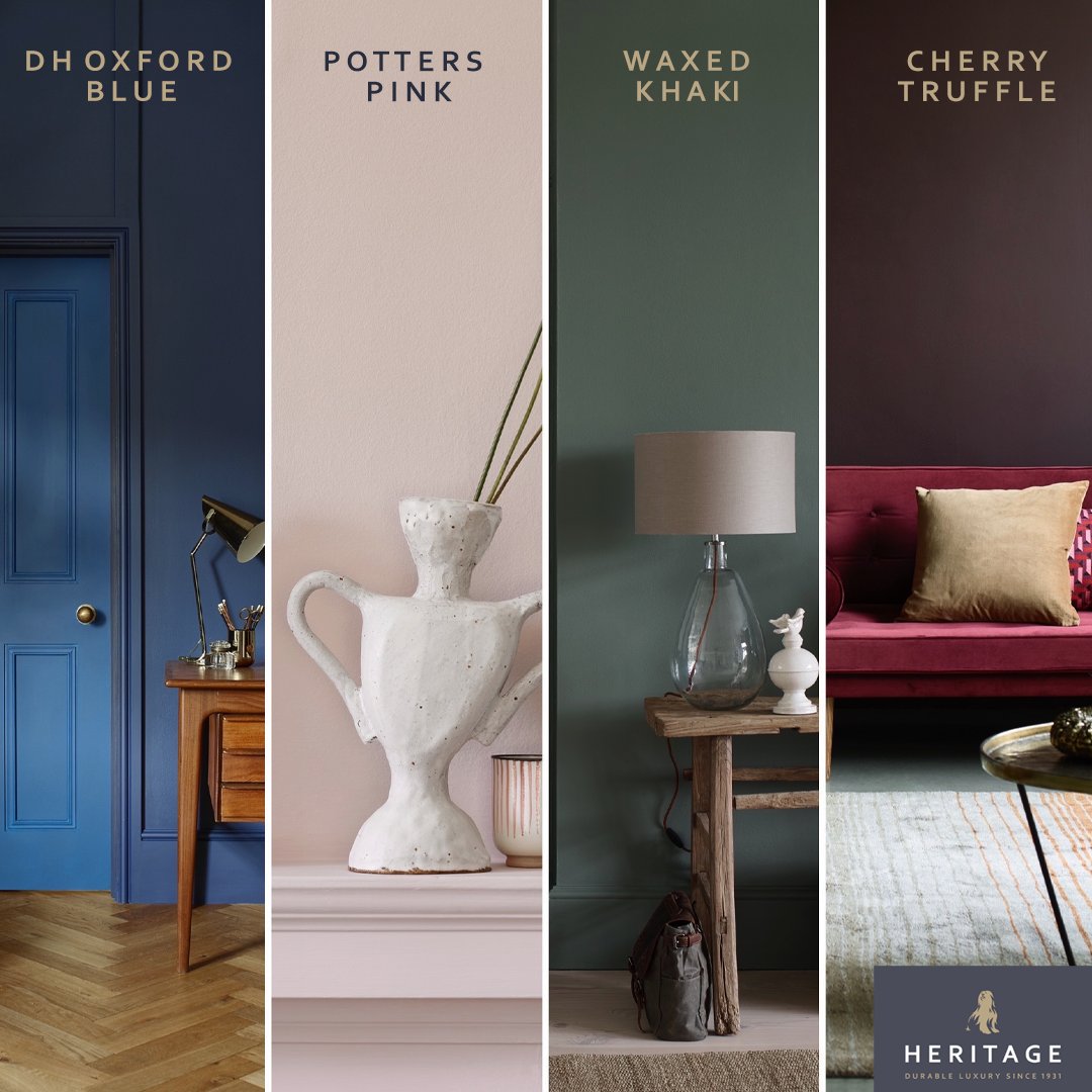 Dulux Heritage, our classic colours re-invented for a timeless feel that works in many different settings - whilst standing the test of time 🏡

The range is available in two expertly formulated finishes - Velvet Matt for walls and Eggshell for woodwork and metal 🙌