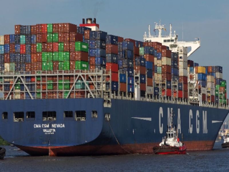 mundomaritimo's tweet photo. Ian Taylor agencia #recalada de la #motonave de mayor tamaño de #CMACGM que ha arribado a Chile #IanTaylor @cmacgm #MundoMaritimo https://t.co/dlNf5IJYsN https://t.co/jzqzP1Kk4K