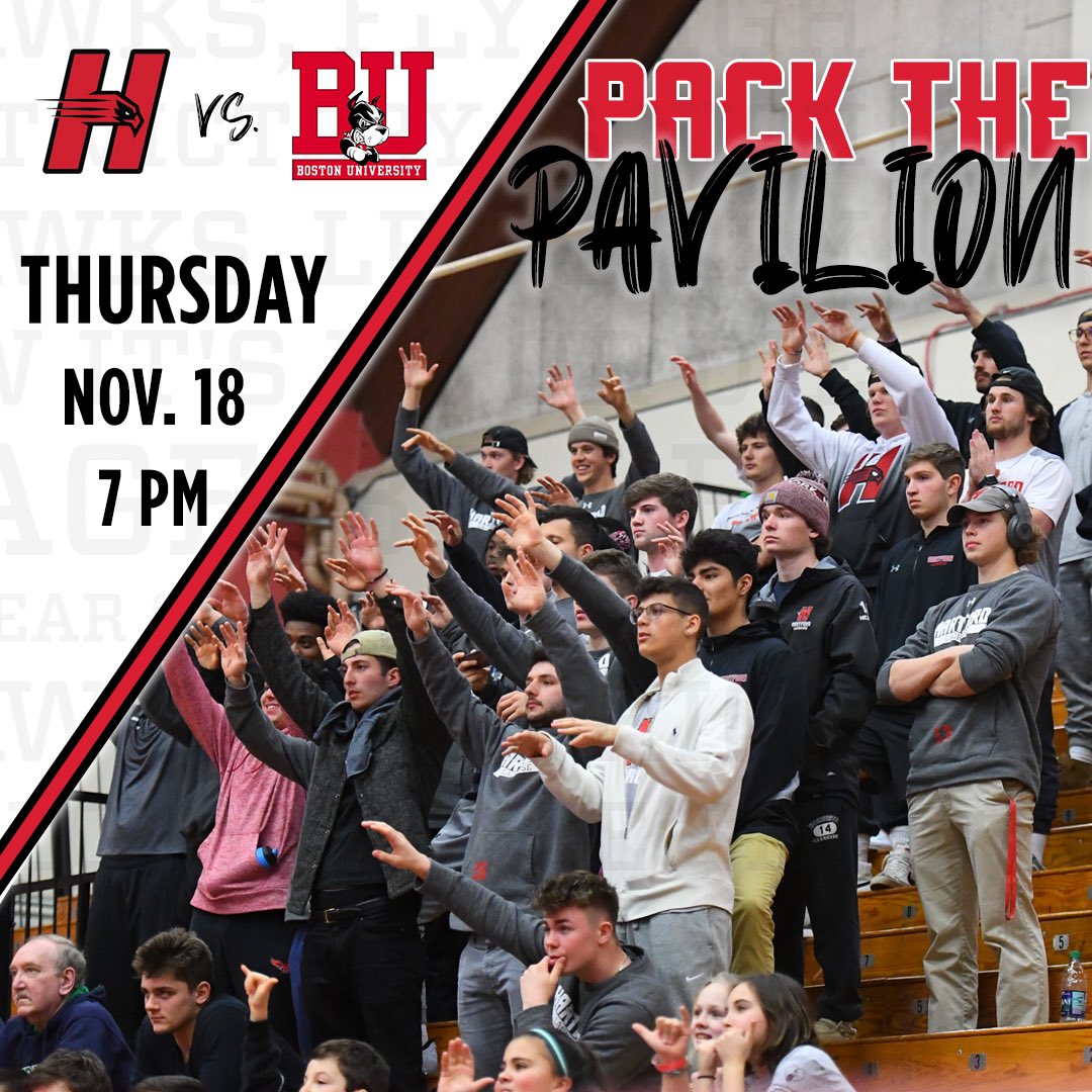 Come out and support our men’s basketball team next Thursday as they raise the banner and celebrate their 2021 AE Championship! The Hawks MLax team wants your help to #PackthePavilion #HawksFlyTogether