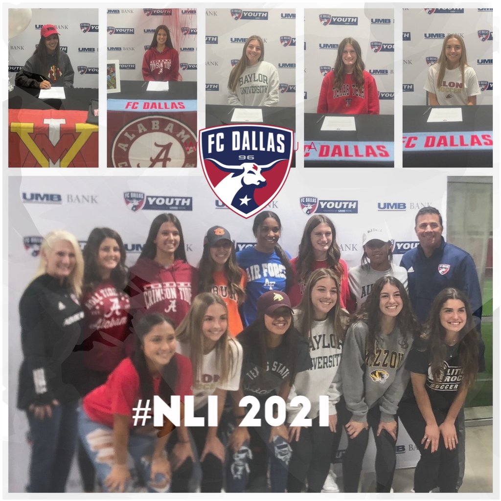 More great images from yesterday's #NLI #SigningDay at <a href="/FCDperformance/">UMB Bank Performance Center Presented by FC Dallas</a>  - Congrats to all our student athletes who took part in #NLIsigningday <a href="/carolinemarinii/">Caroline Marini</a> <a href="/taygk00/">Taylor Richards</a> <a href="/sydneyjapic/">Sydney Japic</a> <a href="/tegerton20/">Trinity.Egerton24</a> @abbyleesonogo <a href="/jaymeramirez_/">Jayme Ramirez</a> @haydencolsonn <a href="/fcdsisley22/">sisley stephens</a> <a href="/buckle_rachel/">Rachel Buckle</a> <a href="/kaydence_7/">Kaydence</a>