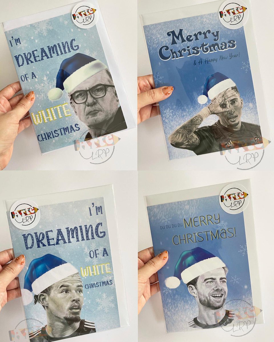 I’m giving away a full set of my #LUFC Xmas cards! 🎁

To enter to win all 4 just ...

•  Retweet this post
•  Follow my page

Winner announced this Sunday 14th November, good luck! ☺️ (UK only)