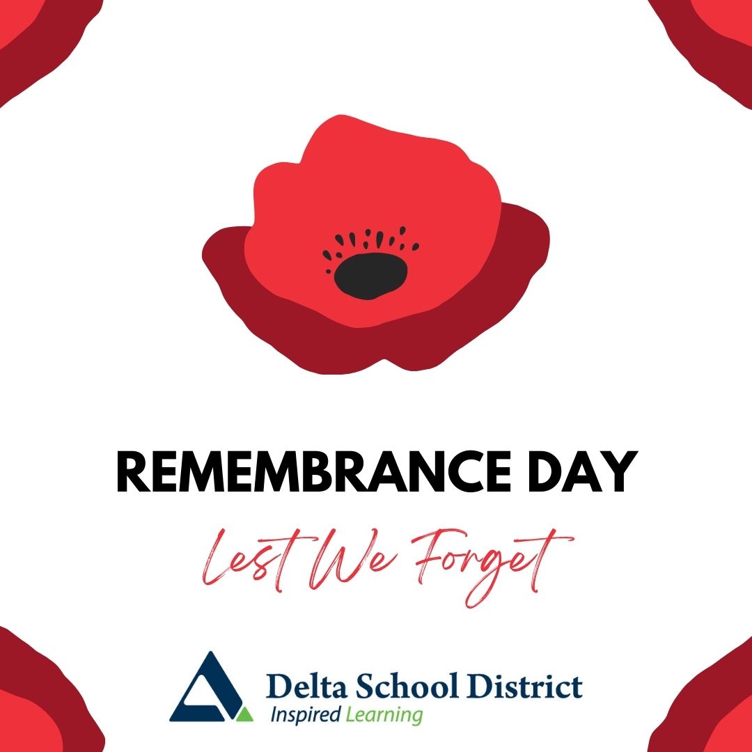 To all those who have served our country and given their lives during war and conflict, we remember you on this #RemembranceDay  #LestWeForget #CanadaRemembers #sd37
