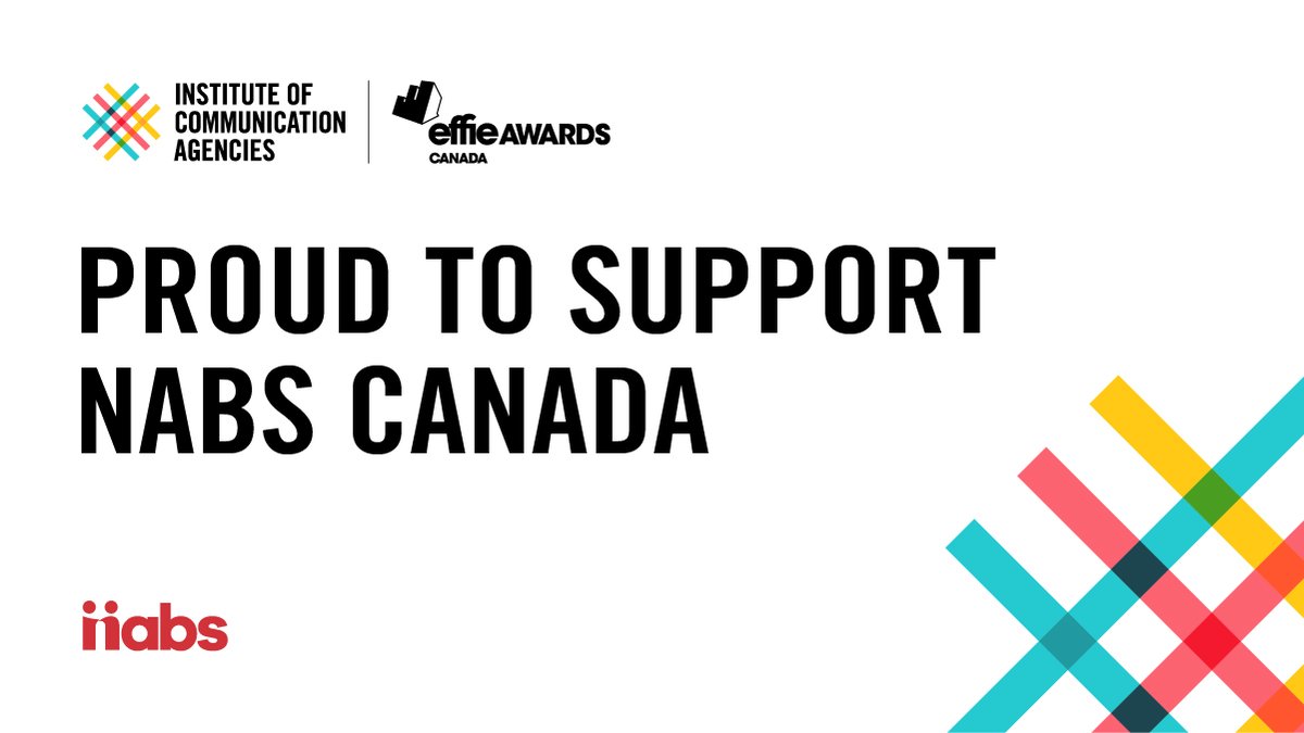ICACanada's tweet image. The ICA and Effie Awards Canada are proud to support @nabs_canada and #nabstogether. 

#ICACommunity #Effie #inclusivity #diversity #equity