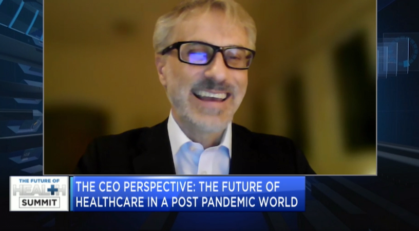 cnbcafrica's tweet photo. [LIVE] At the 6th Annual #FOHSUMMIT. 
Vincenzo Ventricelli, CEO of @Philips Middle East, Turkey &amp; Africa, gives closing remarks and instills hope in the future of #healthcare, in a post pandemic world.
To access the @Philips #FutureHealthIndex, visit https://t.co/KQKbWK4ozb. https://t.co/oe0dwGsznL