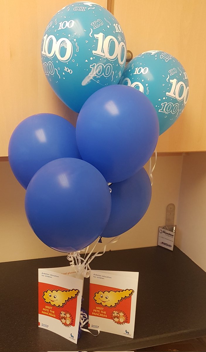 Happy 100th Birthday Mr.Insulin🤪.Some excitement at our children's diabetes clinic celebrating 100 years of insulin and world diabetes day november 14th. These children and families are so brave and  inspirational.#DiabetesAwarenessMonth #diabetesireland
