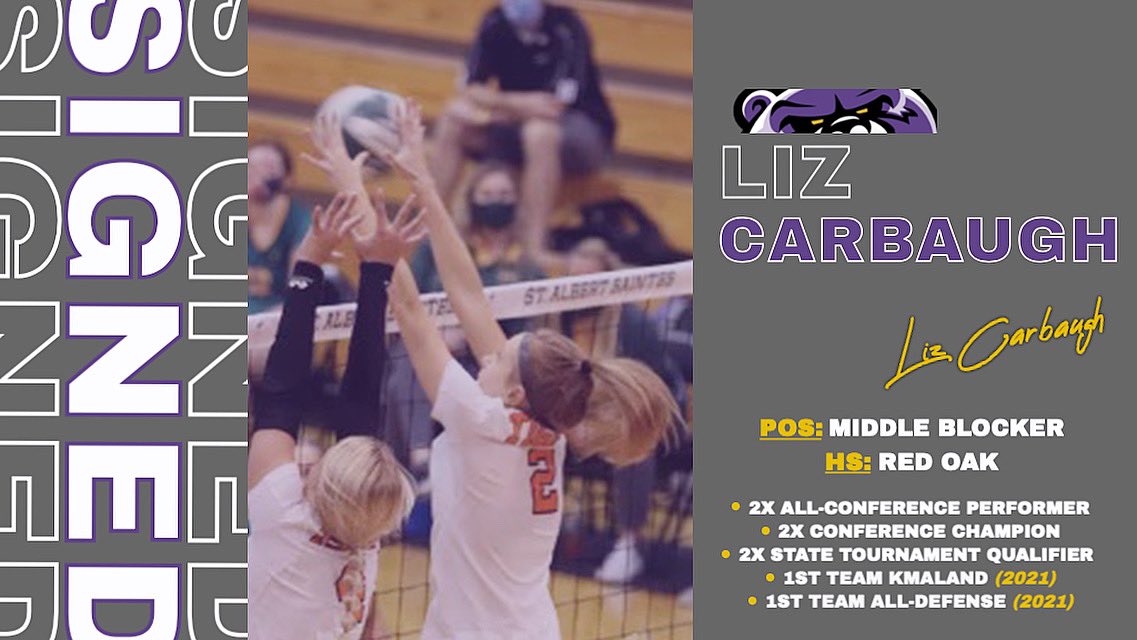 BUBruinsVB's tweet photo. • SIGNED •

Liz Carbaugh, all-conference middle and state qualifier, is officially a Bellevue Bruin. Congrats! 💜🐻 https://t.co/G6yfbnvH9U