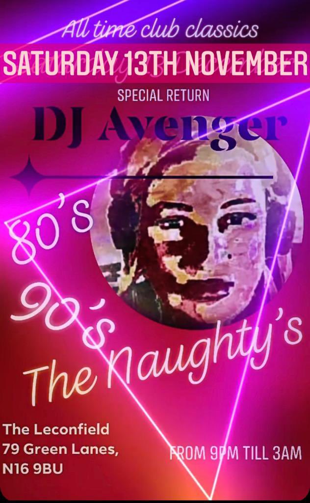 Book a table of 6 or more and get a bottle of Vodka 🍾🍾🍾  A throwback 
The favourites of the 80’s, 90’s and Naughty’s#londonnightlife #eastlondon  #timeoutlondon #whatsonlondon #stokeyfolks #wheretopartylondon #clubclassics #80s #90s #eastlondonlife #nightout #throwbackclassics