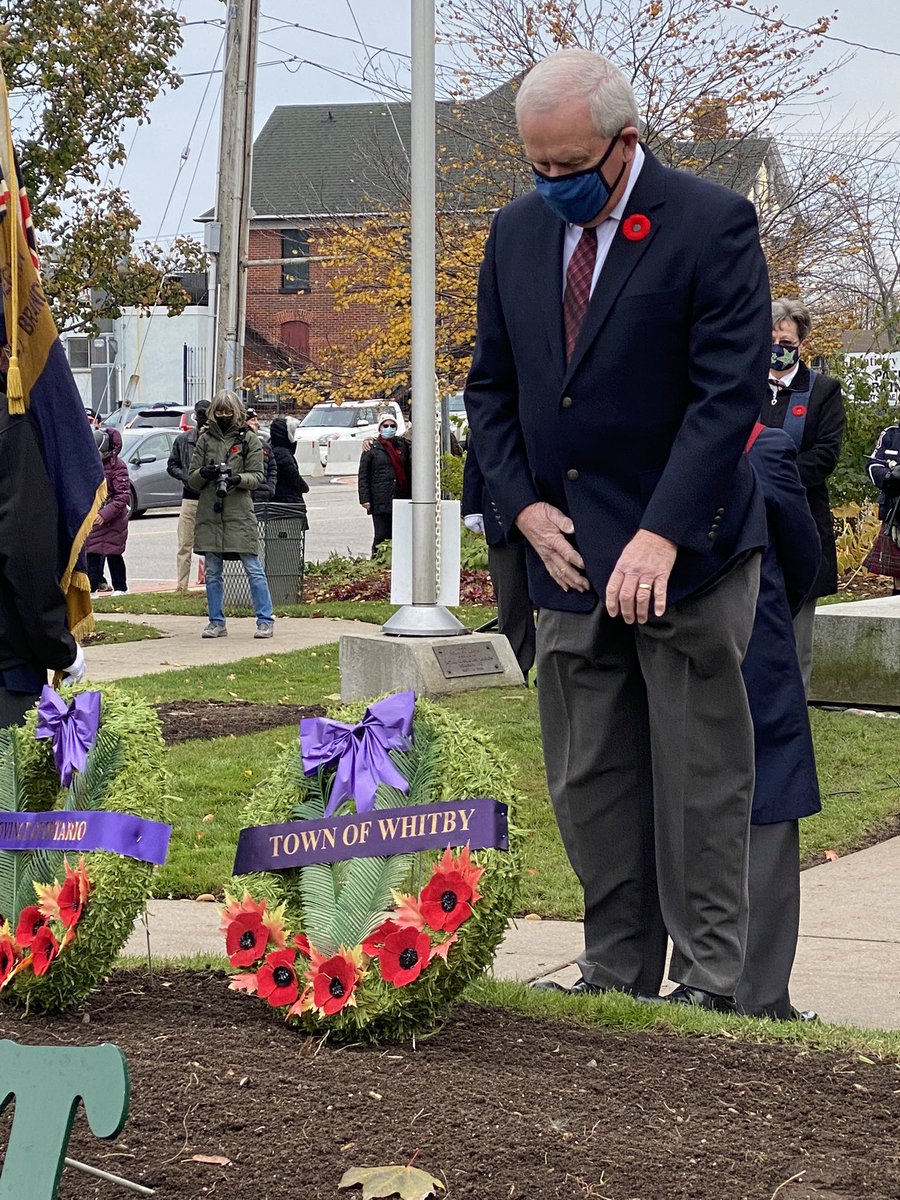 _donmitchell's tweet photo. Today we remember and thank our Canadian heroes, past &amp; present, whose service &amp; sacrifice for peace &amp; freedom will never be forgotten. The Town of Whitby also received a special flyover from the CC-130J Hercules to commemorate Remembrance Day. #Lestweforget #RemembranceDay2021 https://t.co/6qkbWVfdQj