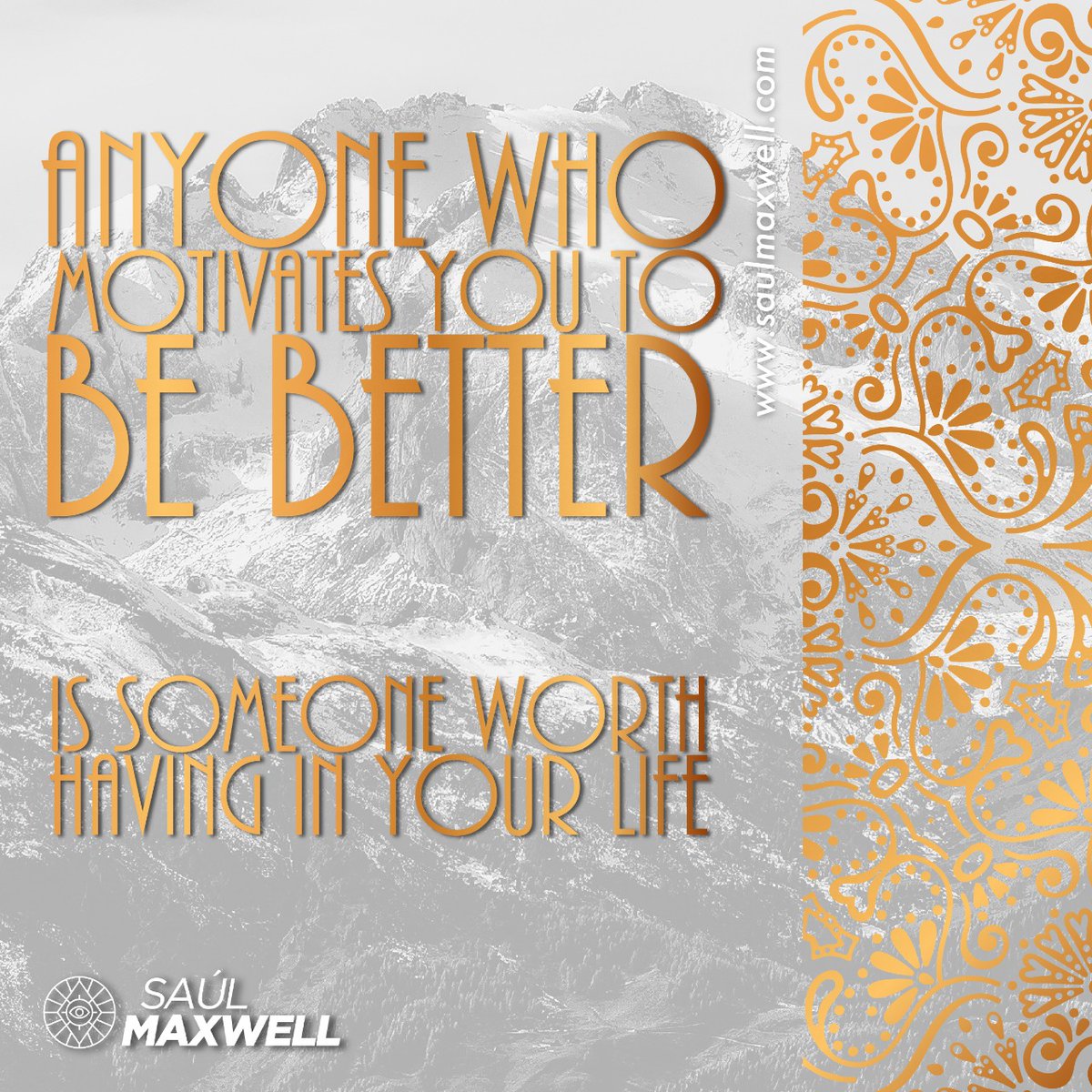 SaulMaxwell04's tweet photo. Cualquier persona que te motive a ser mejor es alguien que vale la pena tener en tu vida 🧠💪❤️
Anyone who motivates you to be better is someone worth having in your life 🧠💪❤️
https://t.co/DgVCKmXGY5
#SaulMaxwell #Psiquicodelasestrellas✨#Reflexiones #Buenasvibras #Jueves https://t.co/34ApMoH9Ge