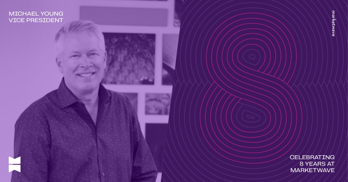 Eight is great! Happy 8th workaversary to our Vice President (and unofficial Chief Fun Officer) Michael Young. Thank you for leading our growth strategies and business development, consistently delivering value to our clients and prospects and infusing plenty of fun into the day.