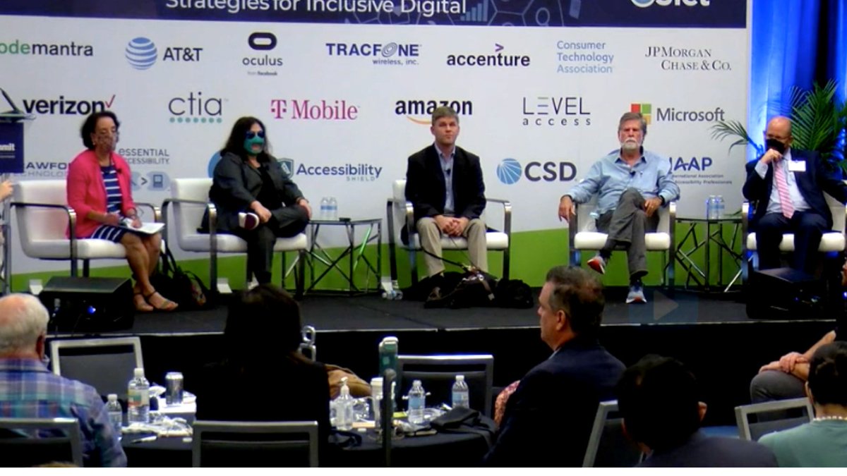 mEnablingSummit's tweet photo. Are current Digital #A11y legal & regulatory dispositions still adequate? Register for the #mEnabling21 Digital Pass to find out https://t.co/ClXcM89A66 with Karen Peltz Strauss, Eric Bridges, @SPMazrui @LarryGoldberg32 @howrose & @blakereid.
#Section508 #WCAG #WUD2021 #UX https://t.co/6PflN9Fle0