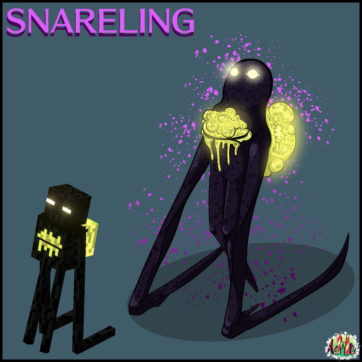 Achesito1's tweet photo. THE ENDERLING FAMILY OF @dungeonsgame 

#snareling #blastling #watchling #endersent #sent #boss #tall #minecraft #minecraftdungeons #enderling #enderman #ender #end #minecraftart #fanart #character #enemy #digitalart #digitaldrawing #concept #minecraftfanart #sticky #fire #eyes https://t.co/ADAD1F5YQx