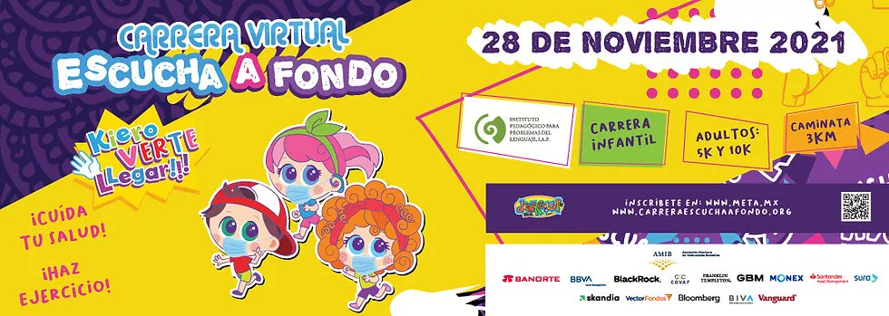 AMIB_Valores's tweet photo. La Carrera #EscuchaAFondo, #InvierteEnFondos regresa en su quinta edición.

Este 28 de noviembre, ¡Corre, invierte y ayuda con nosotros!

https://t.co/L70qxhbNlp https://t.co/X4uBTTytp0