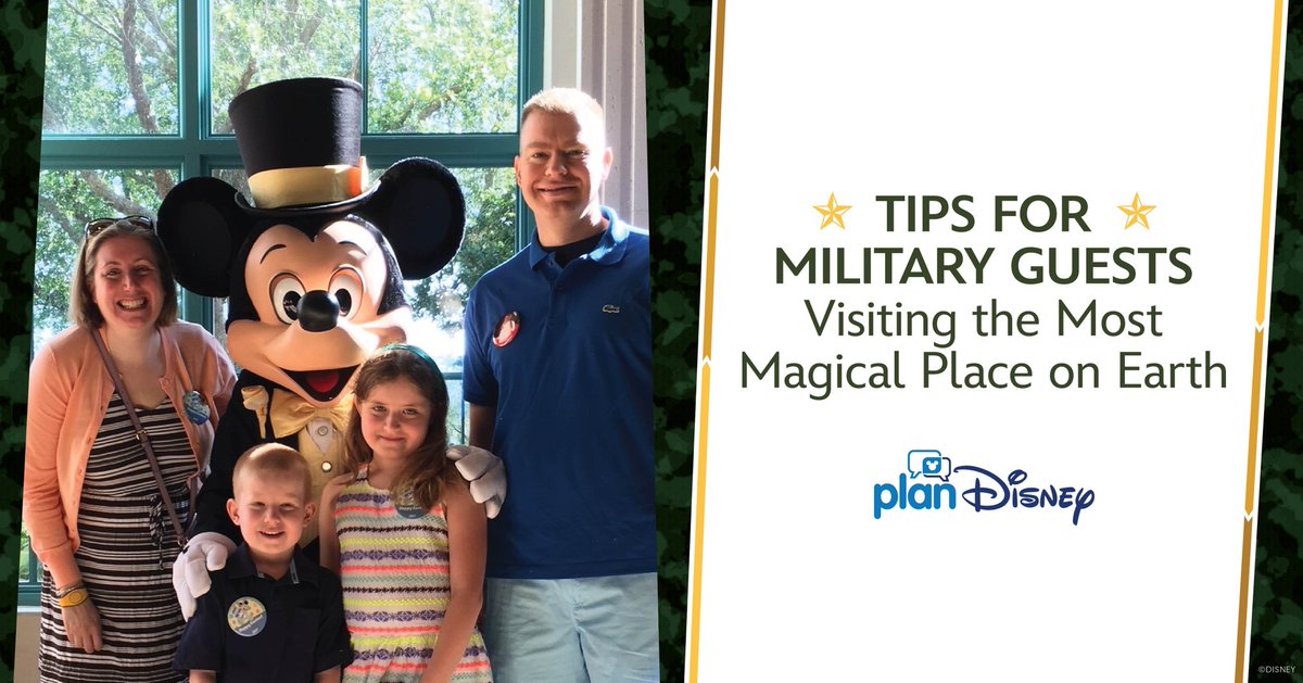 Today, in honor of Veteran’s Day, #planDisney panelist Robyn M. is sharing her top tips &amp; suggestions for other military families looking to plan a homecoming surprise or simply a Disney vacation for the family: bit.ly/3H6UPrX