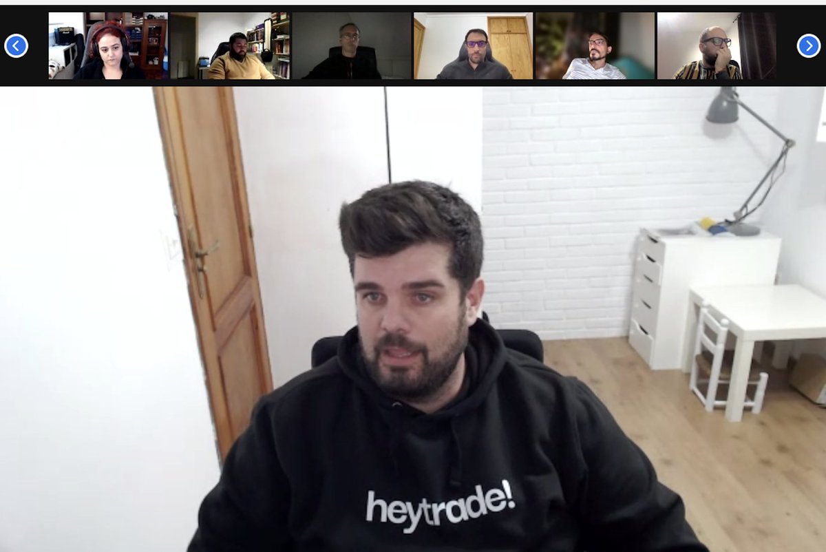 joinheytrade's tweet photo. 🟠 ¿Cuáles son los perfiles más demandados del sector tecnológico?¿Cómo trabajamos en HeyTrade? 
Nuestro CTO, Benito Mendez (@elton_bra), comparte su experiencia con expertos (y futuros expertos) en #AskTheCTO, un evento de networking #tech organizado por @ironhack.

@IronhackBCN https://t.co/iuYpQxmmVm