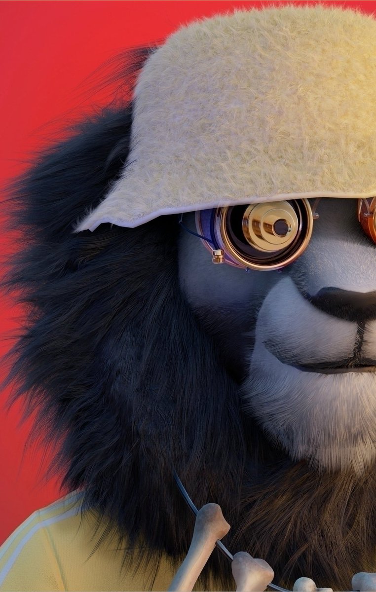 3amatra's tweet photo. @JungleCatsIO They say he can see the future with those glasses and he sees a jungle cat mural #GROAR https://t.co/x85yDeEfs8