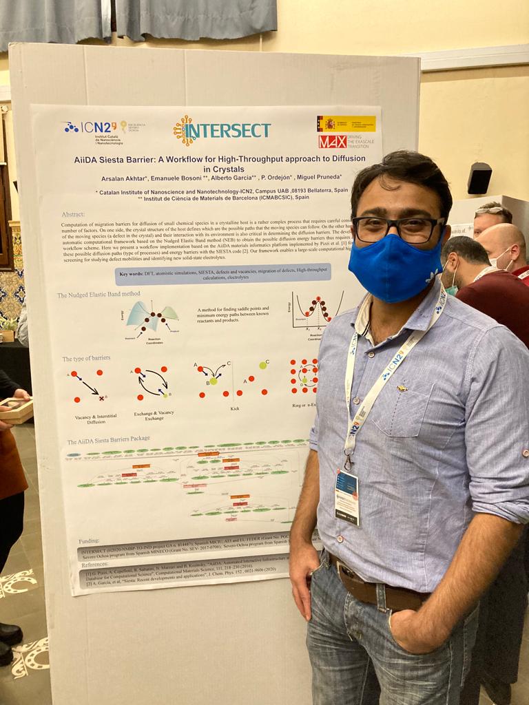 intersect_eu's tweet image. #intersectworkshop #postersession
Arsalan Akhtar @ICN2:
@aiidateam @SiestaDFT Barrier: A #workflow for high-throughput approach to diffusion in #crystals
@max_center2