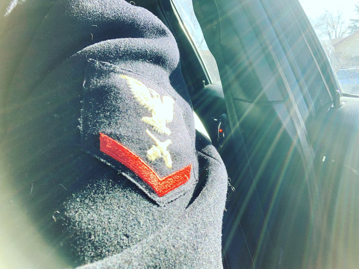 The Navy taught me about Duty and Service to others! Wearing my Dad’s Navy coat today! #navy #HappyVeteransDay2021