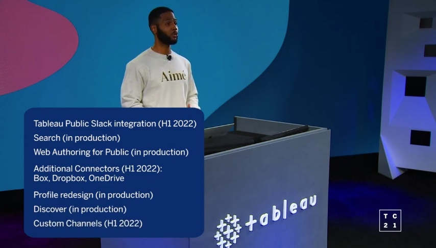 some amazing new features for <a href="/tableaupublic/">Tableau Public</a>!! can't wait! #devsonstage #data21 #TC21