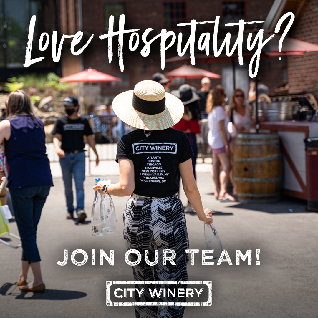 LOVE HOSPITALITY? We do! Meet remarkable people, enjoy live music, learn about wine, and join an opportunity to do your best work. Check out open roles, learn about our perks and benefits, and apply online: bit.ly/3kshCVn