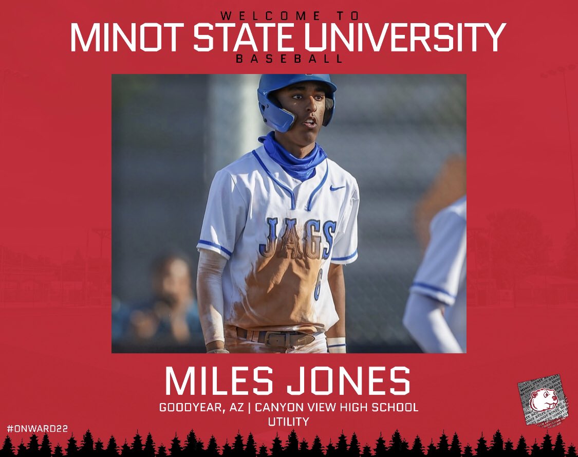 Canyon View x 2! We are excited to announce our second commitment this year from Canyon View High School, Miles Jones! Miles is a LHH INF/OF from Goodyear, AZ! The ceiling is the sky for Miles. Welcome to the Beaver Baseball Family, Miles. #Onward22 #Boom