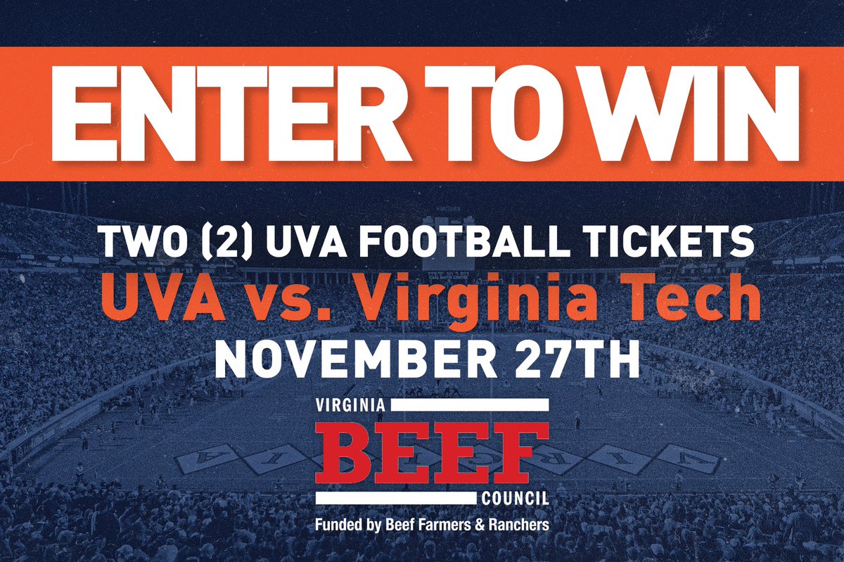 UVAVSP's tweet photo. Hoos got the best @VirginiaSports Beef Tailgate? Enter to win 2️⃣tickets to the @UVAFootball vs. VA Tech game by uploading a picture of your last or next tailgate using your go-to beef item at https://t.co/3DIV4Nj1B5 #vabeef @Beef #GoHoos 🔶⚔️🔷 https://t.co/pMevPSpWSW