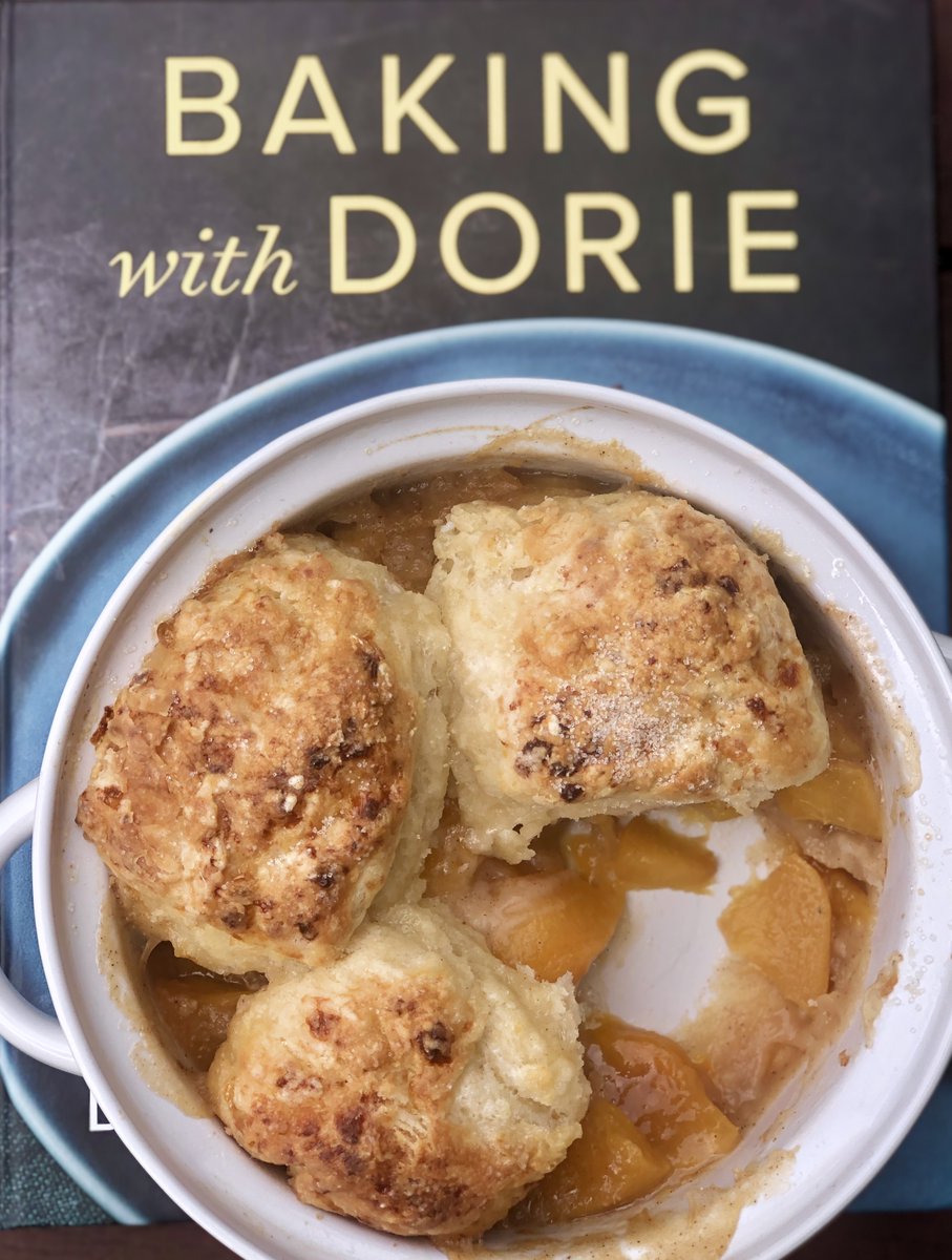 bookclubcookboo's tweet photo. #BakingwithDorie: Sweet, Salty &amp; Simple'S Cottage Cheese Biscuits —and a wonderful topping for Peach Cobbler!  @marinerbook #cookbook giveaway, note from Dorie, and recipe: https://t.co/GN4DkfofDW. Join @doriegreenspan: 11/16 @BookshopSC https://t.co/SRKA4KikVf