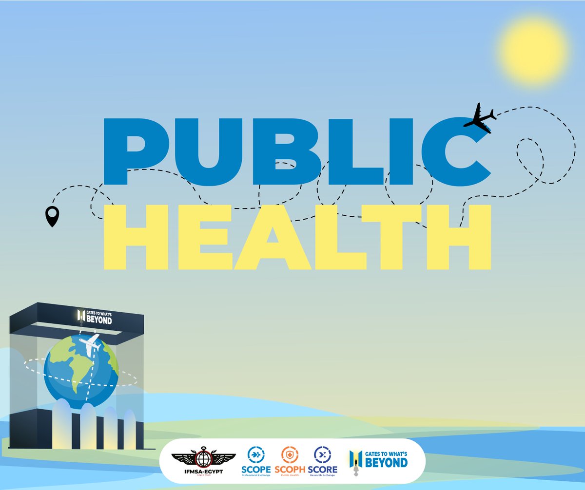 ifmsa_egypt's tweet photo. Public Health Exchange (PHEx) is a collaboration between SCOPE and SCOPH. The PHEx offers medical students an opportunity to understand Global and Public Health. The purpose of the PHEx program is to educate medical students about public, international, and global health.
#IFMSA https://t.co/dmQNfIuh97
