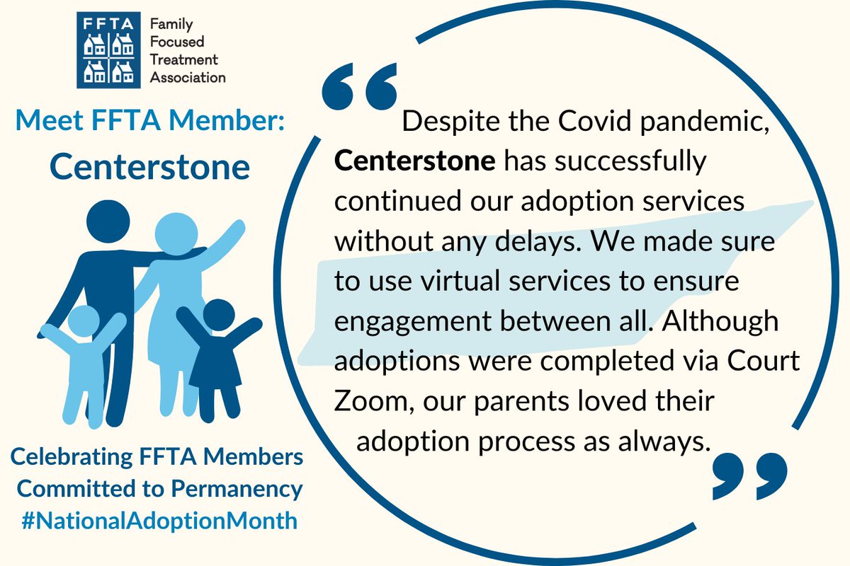 FFTATFC's tweet photo. November is #NationalAdoptionMonth
#FFTATFC is grateful for the work of its members!
@Centerstone https://t.co/bGcJaklj9y