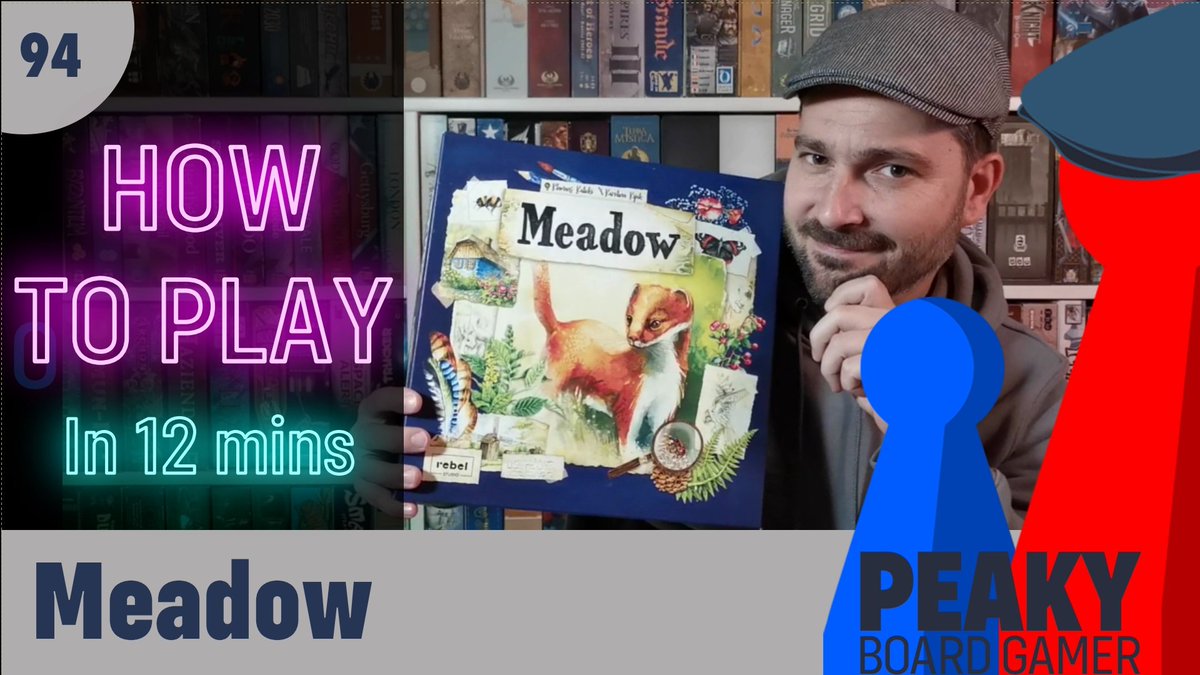 Behold, our video for Meadow boardgame! Take a stroll in the nature to see what findings and experiences you will encounter!

youtu.be/dXVF4WnmEJg

#tabletop #boardgamer #boardgamenight  #boardgameaddict #gamer #howtoplayvideo #youtuber #boardgamegeek  #meadow #rebelstudio