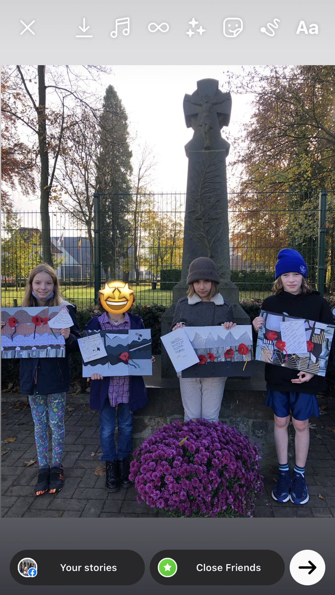 sev_bottin's tweet photo. Celebrating Remembrance Day @BSB_Brussels with a collage representing poppies growing in the middle of a war field and a message to the soldiers who fought and lost their lives during WW1 #LestWeForget #RemembranceDay2021 https://t.co/d5RmaFVTSl
