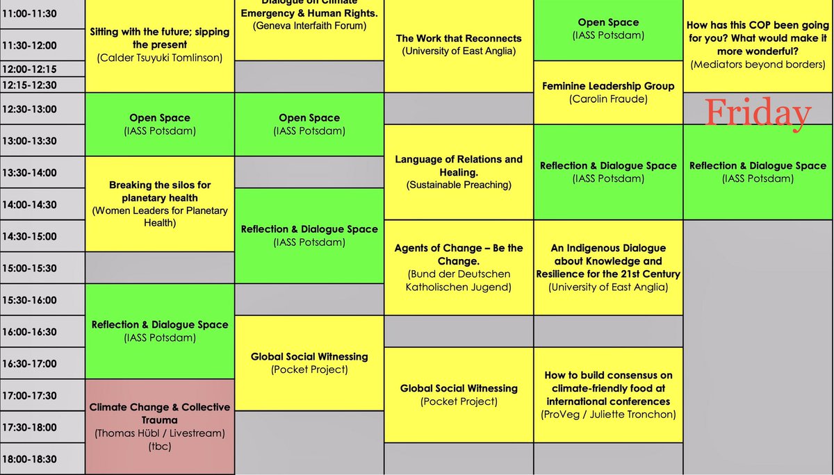 Tomorrow’s two session: 11:00am, 13:00. Last chance to be with us!@COP26 <a href="/ReflectCop/">Co-Creative Reflection & Dialogue Space (CCRDS)</a> @IASS_Potsdam <a href="/NikoSchapke/">Niko Schaepke</a> <a href="/CarolinFraude/">Carolin Fraude</a>