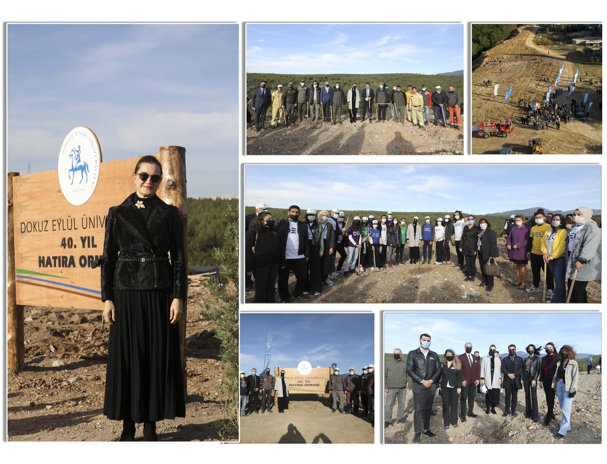 🌼Biyoçeşitlilik ve karbondioksit salınımları dikkate alınarak projelendirilen, her bir mensubumuz adına bir fidanın🌱 dikileceği #universitemDEU 40.Yıl Hatıra Ormanı'nın oluşturulmasında emeği geçenlere teşekkür ediyor, 💕Güzel İzmir'imize ve ülkemize hayırlı olmasını diliyoruz