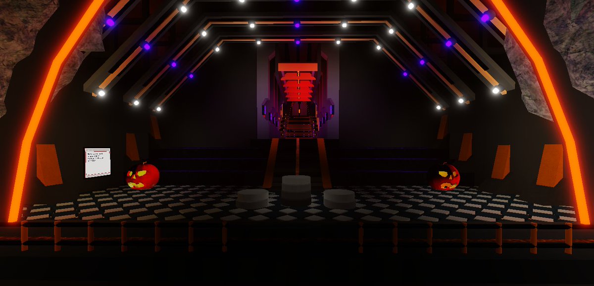 DefectiveBlocky's tweet photo. #RobloxDev #WarClans Been busy ever since the egg hunt game I made. Since then I've just been decorating F.E.A.R. facilities for Halloween, which are being taken down today. I'm glad the members loved it, and the transformation Fort Sinite went through halfway through the event. https://t.co/TYRly4O0bm