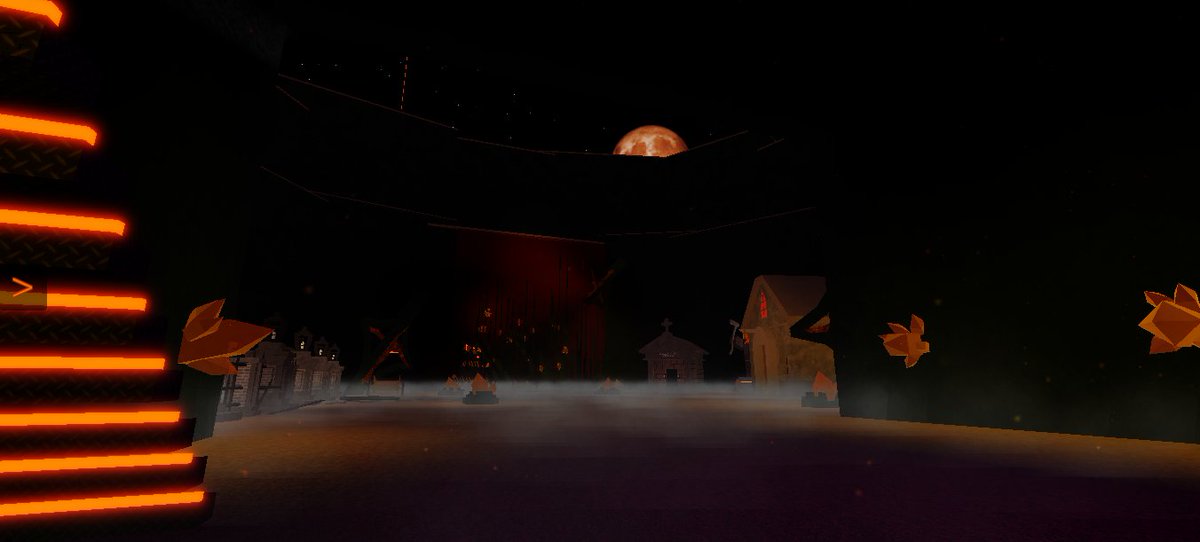 DefectiveBlocky's tweet photo. #RobloxDev #WarClans Been busy ever since the egg hunt game I made. Since then I've just been decorating F.E.A.R. facilities for Halloween, which are being taken down today. I'm glad the members loved it, and the transformation Fort Sinite went through halfway through the event. https://t.co/TYRly4O0bm