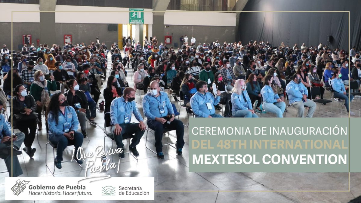 SEPGobPue's tweet photo. La labor de las y los docentes es acompañar a los aprendientes en su proceso educativo, señaló el secretario de Educación, @MelitonLozano durante la inauguración del "48th International Mextesol Convention", de la Asociación Mexicana de Profesores de Inglés, Mextesol A.C. 1/2 https://t.co/tEwCUOzpzg