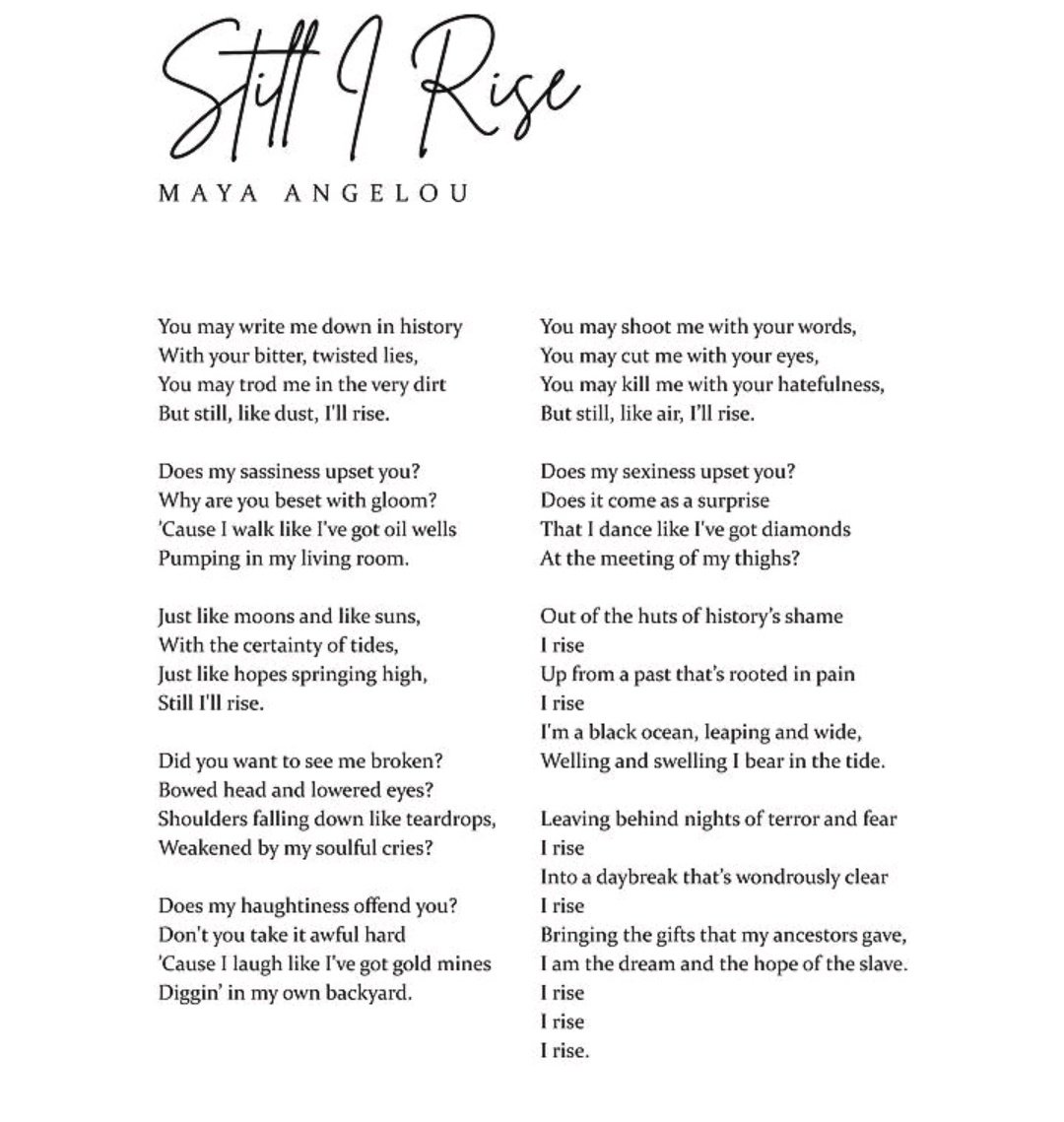 MarSellF1's tweet photo. I am not black but this poem is so so beautiful and resonates with many including Lewis.
For F1 to disrespect it/Lewis so and not flinch says alot. Then again they do it regularly.
#F1 https://t.co/ZJi7I8sZzd