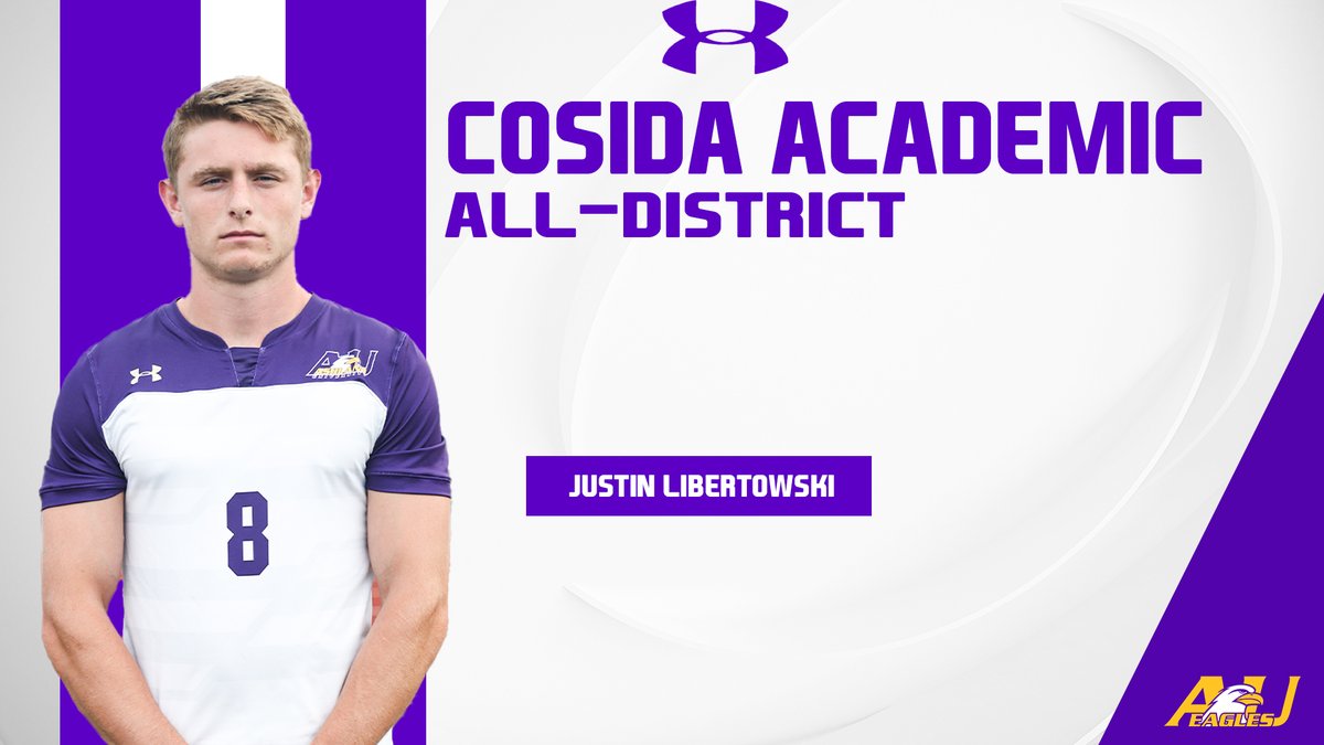 Justin is a CoSIDA Academic All-District selection for the first time! 😤

⚽️ | goashlandeagles.com/news/2021/11/1…