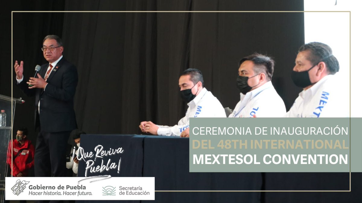 SEPGobPue's tweet photo. A través de esta convención, se promoverá el desarrollo profesional y actualización de la metodología de enseñanza de los profesores de inglés, mediante charlas, talleres y conferencias con docentes locales como ponentes. 2/2 https://t.co/kIt5GPr7MG