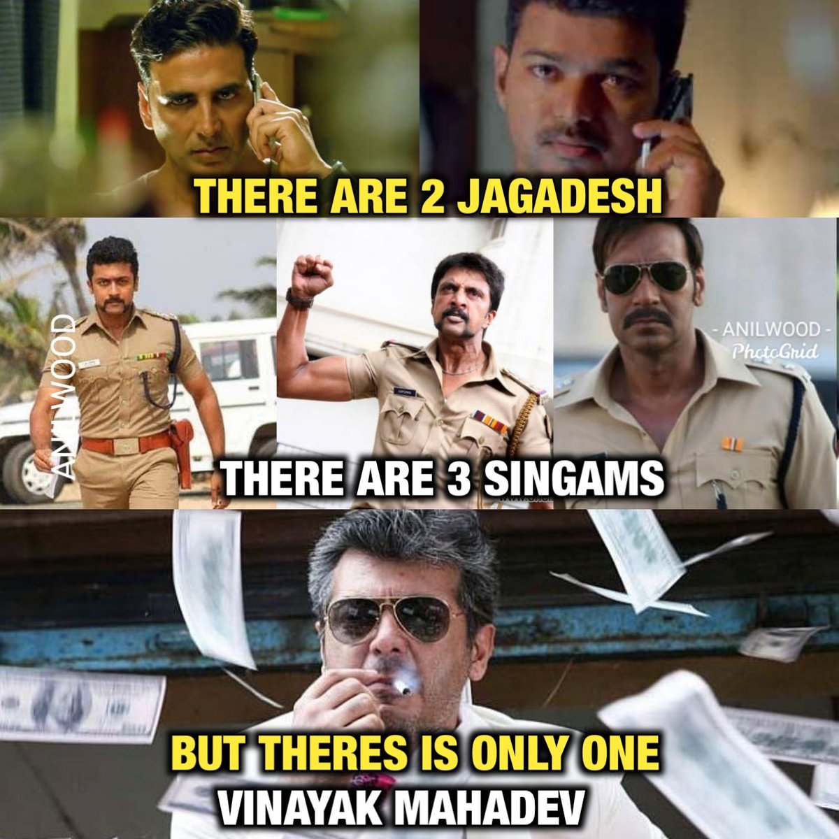 Vinothini007's tweet photo. Reason Unmatchable This Character😎😎

#தன்னிகரில்லாதலஅஜித் #Valimai || #AjithKumar https://t.co/YDATREa8Ks