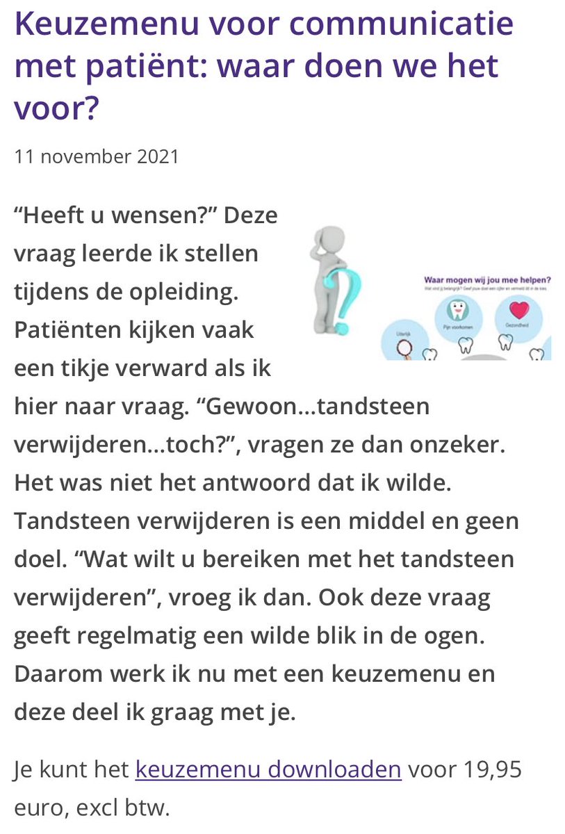 MondzorgForum's tweet photo. Super handig keuzemenu! https://t.co/81TbNVtG3l https://t.co/z240EwZKXI