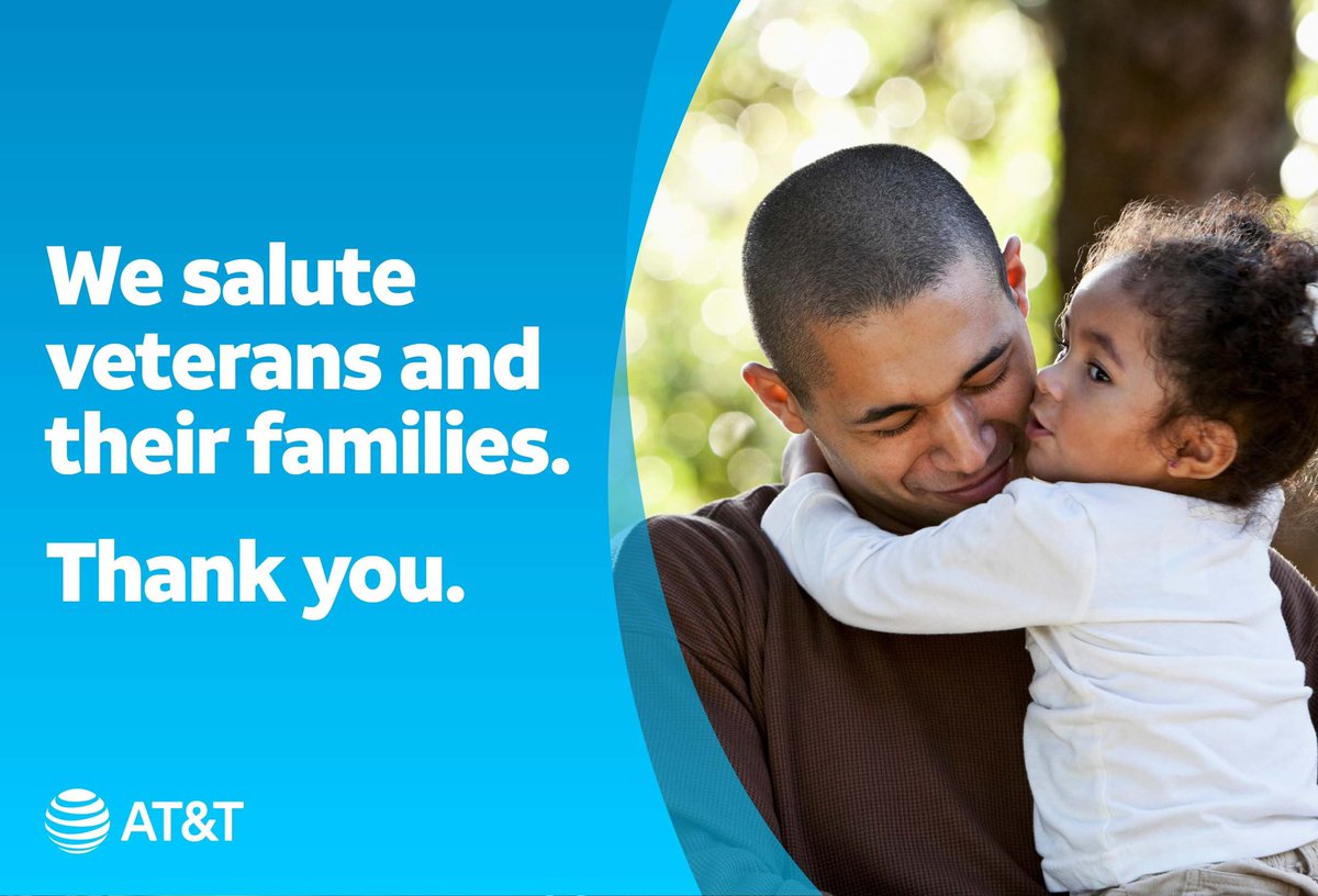 This Veterans Day and every day, <a href="/ATT/">AT&T</a> is proud to honor veterans and the families that support them.