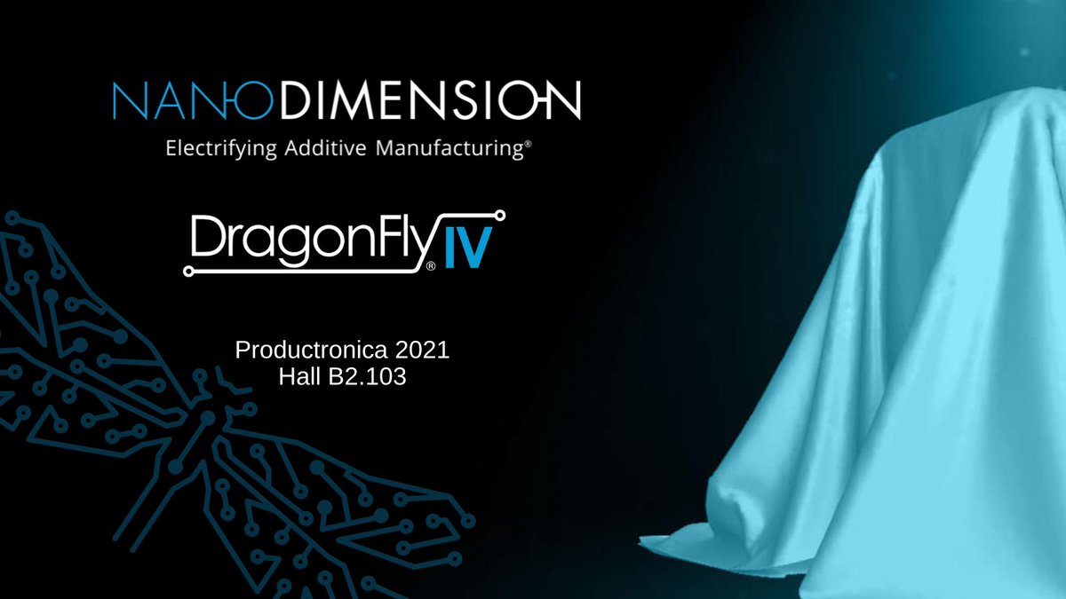NanoDimensionX's tweet photo. We are in the final stages for the unveiling of DragonFly IV @productronica! Join us on November 16th at 10 am (Central European Time) in Hall B2 at Booth 103
Not attending? Register for the livestream and more information on productronica: https://t.co/dhNLkYkKiQ https://t.co/Yqzh8qpbbB