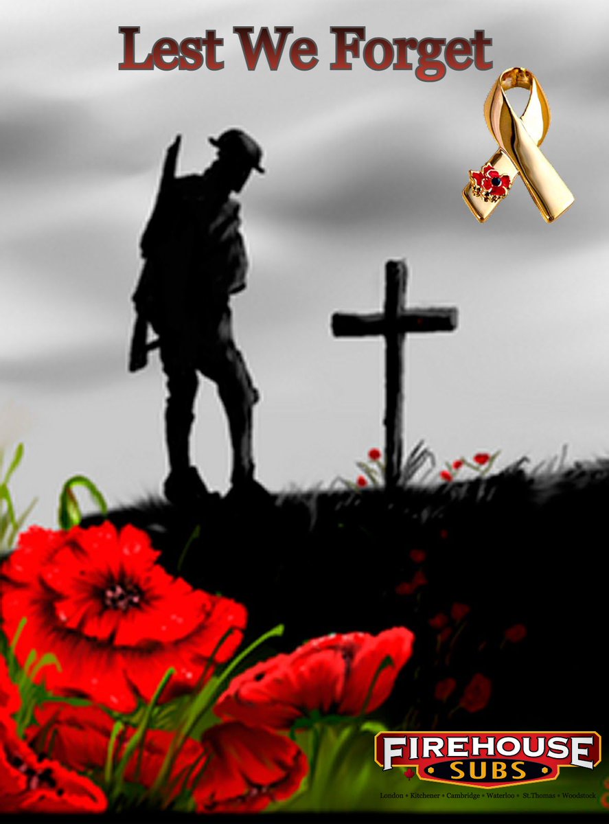 We live in the best country in the world because of the brave men and women that risked everything to ensure our rights and freedoms would never be taken for granted.  #CanadaRemembers #ThankYouForYourService  #Ontario #LestWeForget #Canada