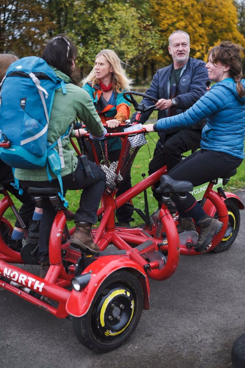 leecraigie_'s tweet photo. It’s on a bike like this that @COP26 negotiations should be taking place. Thanks to Norman @freewheel_north for all you do to bring the joy of bike riding to more people. https://t.co/c5GHuqDLxi