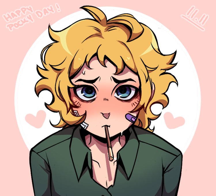 creepychoir's tweet photo. A bit sudden for both of them #PockyDay #spcreek https://t.co/XWBSdMRaUS
