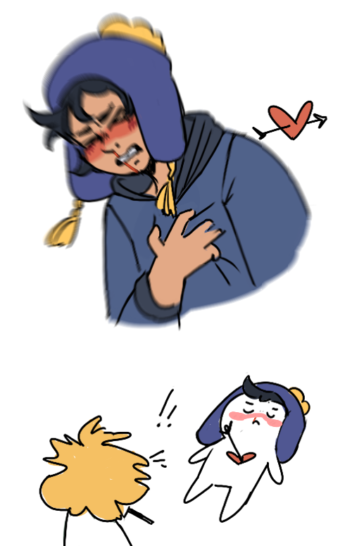 creepychoir's tweet photo. A bit sudden for both of them #PockyDay #spcreek https://t.co/XWBSdMRaUS